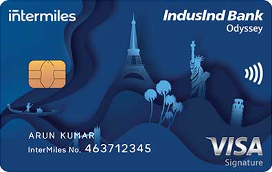 InterMiles Odyssey Visa Credit Card - IndusInd Bank