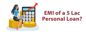 What is the EMI of a ₹5 lakh Personal Loan